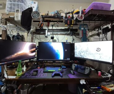 my work/play station