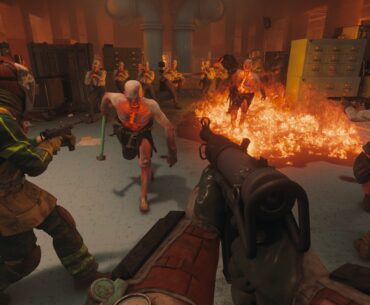 A swarm of Hiss charging in FBC: Firebreak