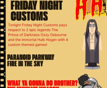 Friday Night Console Customs is BACK! (A tribute to Ozzy Osbourne and Hulk Hogan)