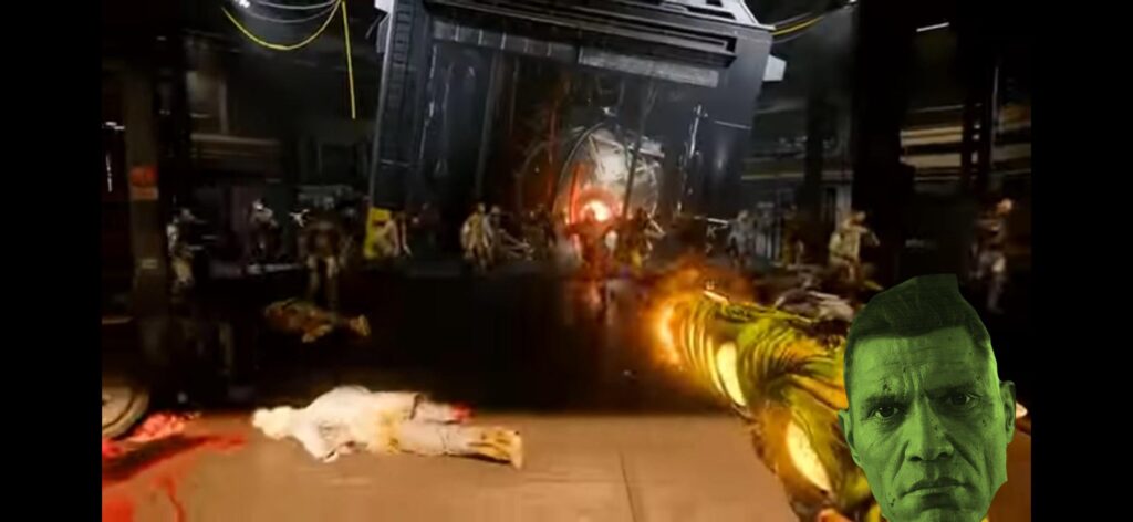 Upgraded Gorgofex can be seen in the trailer for a split second and I can see the high on life reference