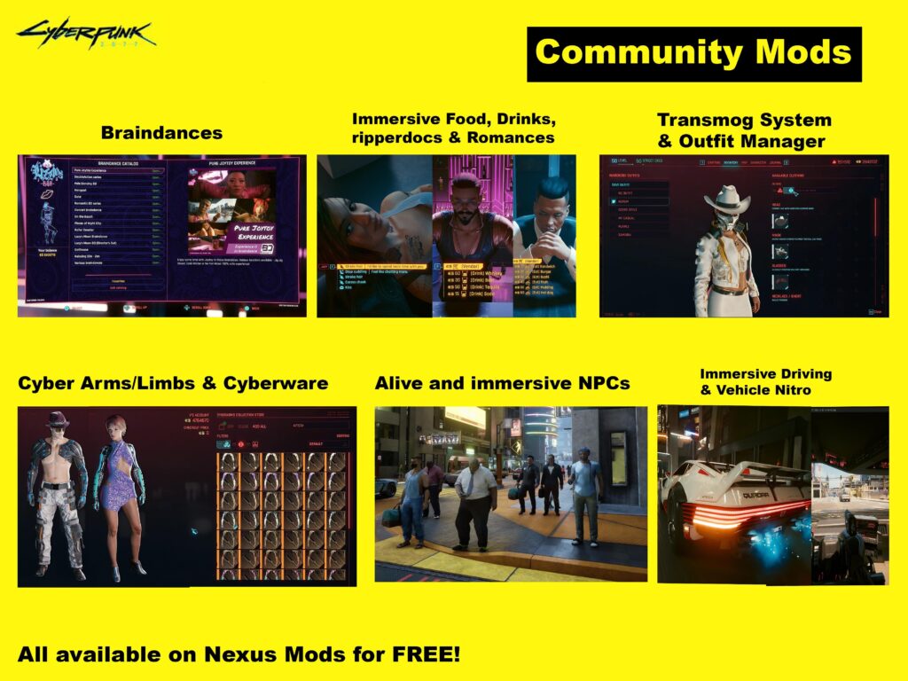 Don't be sad, remember we have the modding community! What people ask for is already available thanks to modding community (Only PC - Optimized and Performance Friendly)