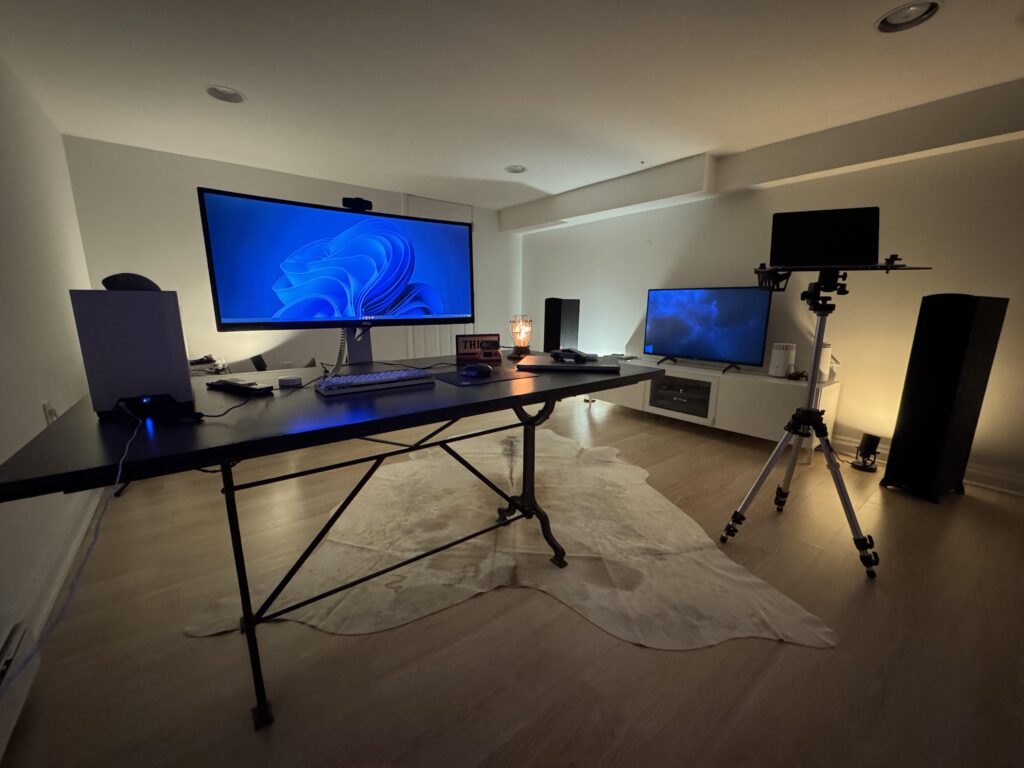 Just moving in, but the cave is coming together.
