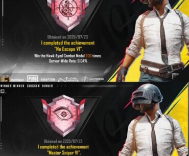 Finally completed "No escape 6" and "Master Sniper 6"😌