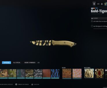Best strategy for knive gold tiger Camo?