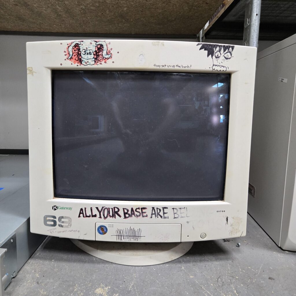 Found this masterpiece at my local Free geek. Really brought me back