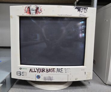 Found this masterpiece at my local Free geek. Really brought me back
