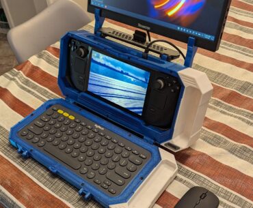 Steamdeck play/work case and second screen