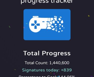 You have until tomorrow to sign the stop killing games petition (eu only) HURRY UP, let’s at least get to 1.5 million