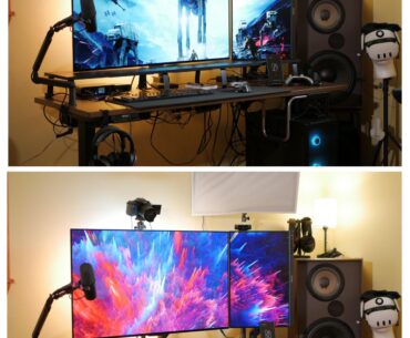 With or without monitor riser?