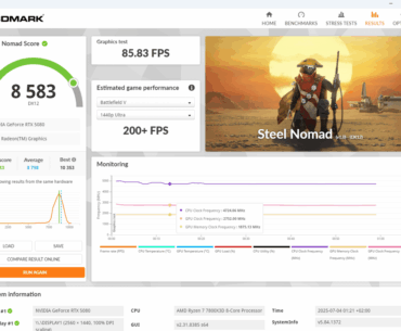 clock speeds lower than expected when undervolting an ASUS RTX 5080 Prime OC