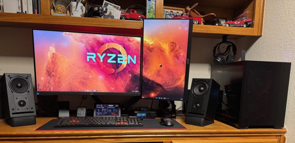 home office gaming / near-field music system