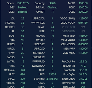 Just sharing these two screenshots of my Zentimings and AIDA64 on a 9800X3D in case they help someone out there save a few hours of trial and error like I went through. Hopefully it can make the tuning process a bit easier for others!