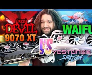 GPU Absurdity: AMD RX 9070 XT Waifu vs. Red Devil Ultimate Showdown