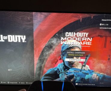Modern Warfare campaign not available for download