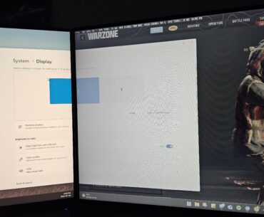 Warzone Forces Monitor into Low Contrast
