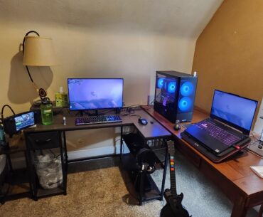 I love coming home to my gaming setup