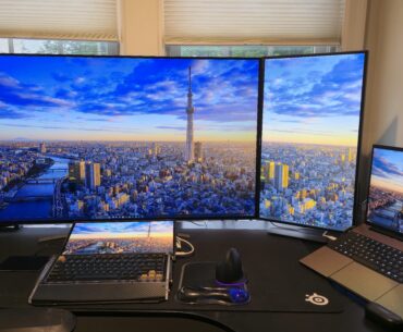 Maximum screens laptop battlestation