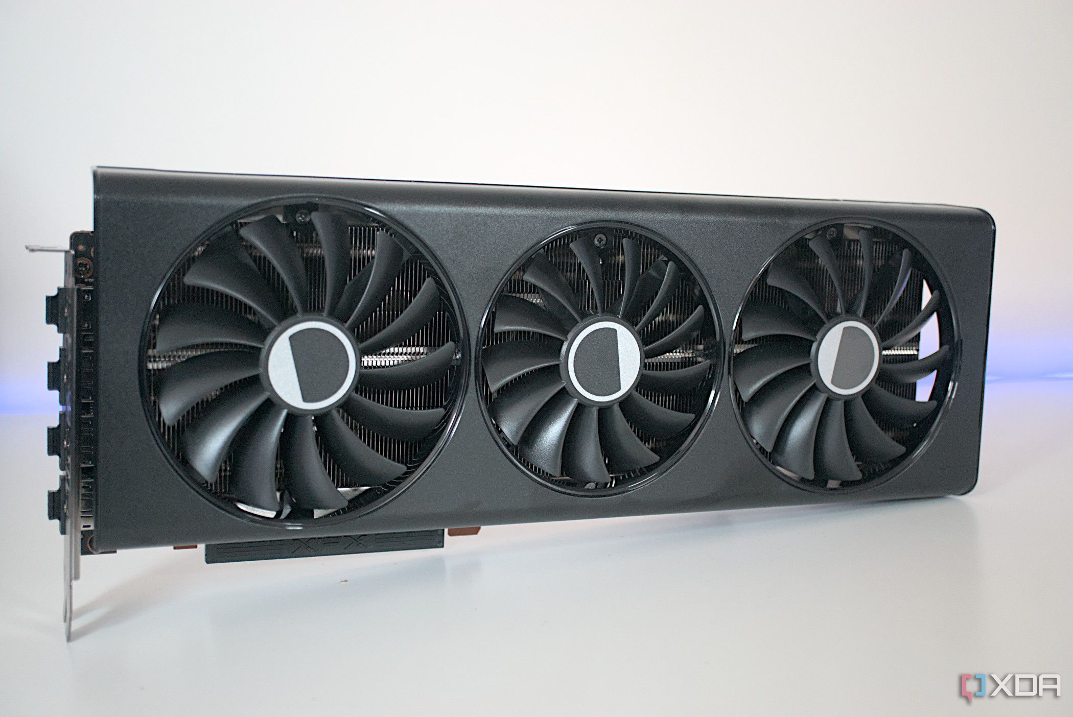 Front of the XFX Radeon RX 7700 XT Speedster 319