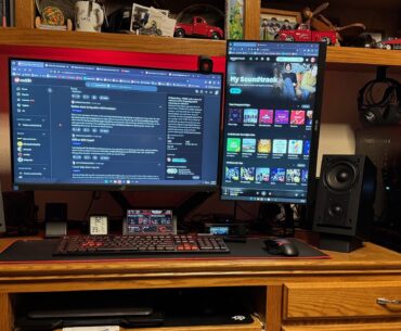home office gaming/music system