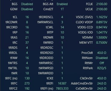 DDR4 b die 4200mhz CL16 1:1 what else i can improve?