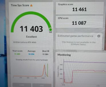 This is a good score for 5700X and 4060?