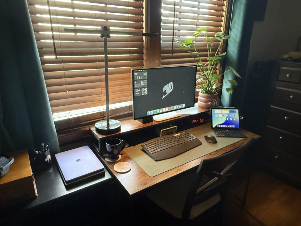 First job that lets me work from home, next step is a nice chair and webcam