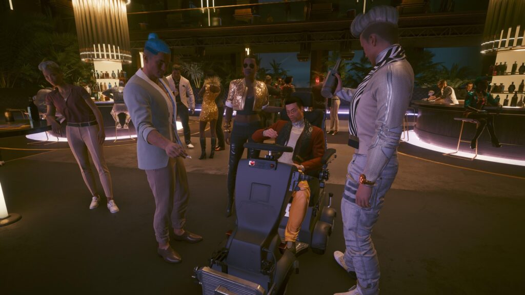 Why doesn’t he get chrome legs to walk again?