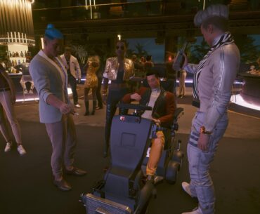 Why doesn’t he get chrome legs to walk again?