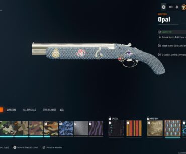 If you’re interested, for some reason with the Olympia you can unlock Opal without having finished its prerequisites. Get it while it’s hot.