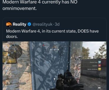 Modern Warfare 4 currently has NO omnimovement.