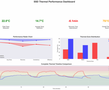 Samsung 980 Pro Thermal Analysis: Before/After Adding $15 Heatsink (22°C Peak Temp Reduction)