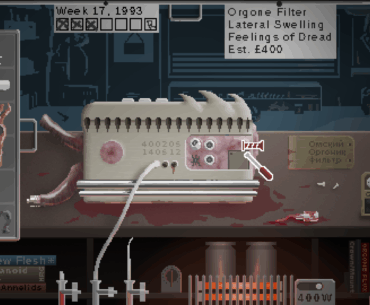 I'm working on a cyberpunk game where you repair biomechanoid devices in your little shop
