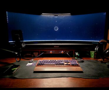 Work over, time for some night gaming.