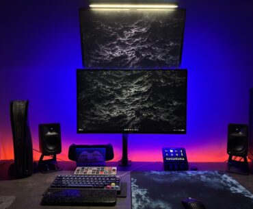 Changed my monitor layout to stacked!