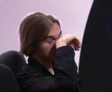 donk tears of joy after winning