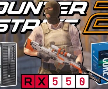 ✅️ Es Posible Jugar Counter Strike 2 en una RX 550 + i5-4590 | 12gb RAM | +Mejor Configuración