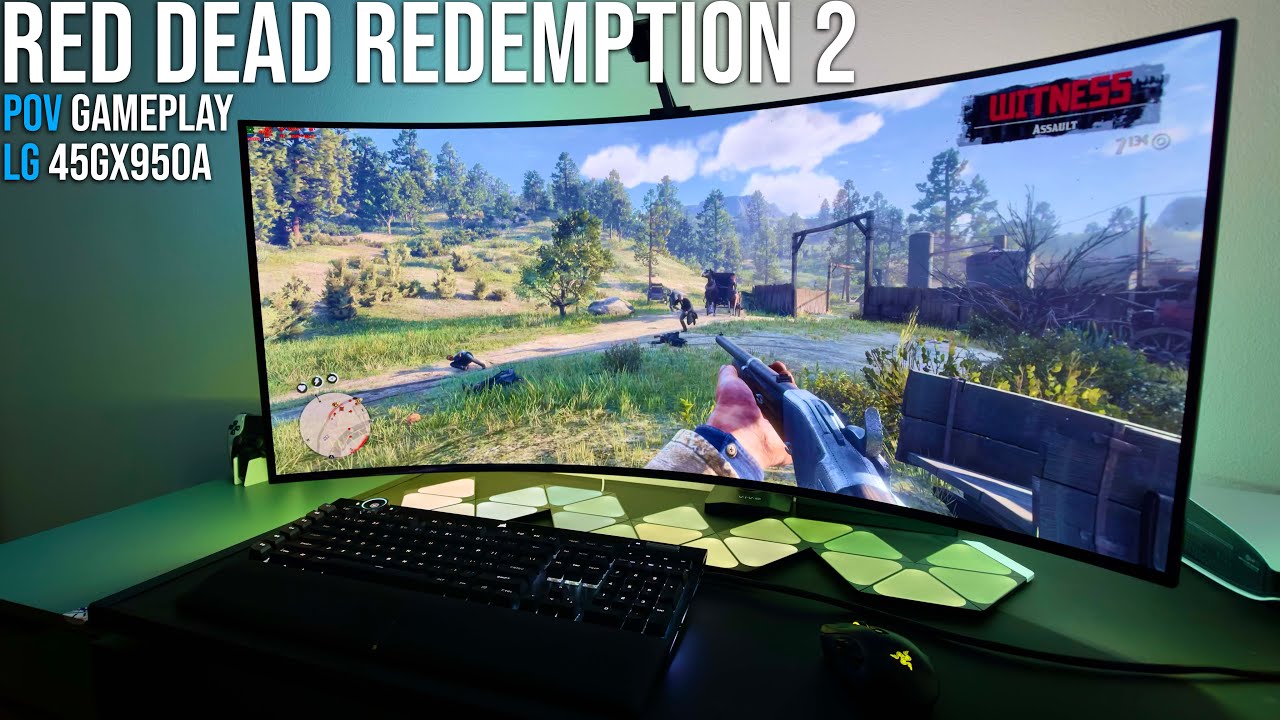 Red Dead Redemption 2 Looks EPIC in First Person on a 4k LG UltraWide OLED | LG45GX950A HDR Gameplay Red Dead Redemption 2 Looks EPIC in First Person on a 4k LG UltraWide OLED | LG45GX950A HDR Gameplay