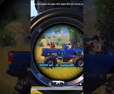 1VS2 Car Spray #shorts #bgmi