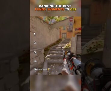 Top 5 best funny Moments in CS2 😂#cs2 #csgo #funnyclips #cs2memes