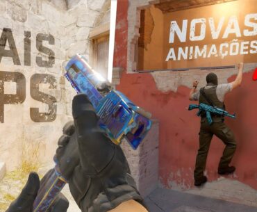 CS2 ATUALIZOU: FPS MELHORADO, NOVAS ANIMAÇÕES VAZADAS E UM PACOTÃO DE CORREÇÕES (Valve não para!)