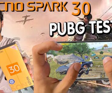 Tecno Spark 30 PUBG Test | Smooth Gaming Performance & FPS Check