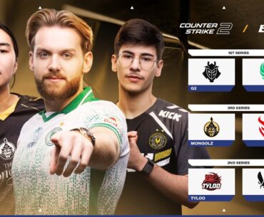[FIL] EWC CS2 2025 Day 2 - Falcons vs G2, The MongolZ vs 3DMAX, Team Vitality vs TYLOO