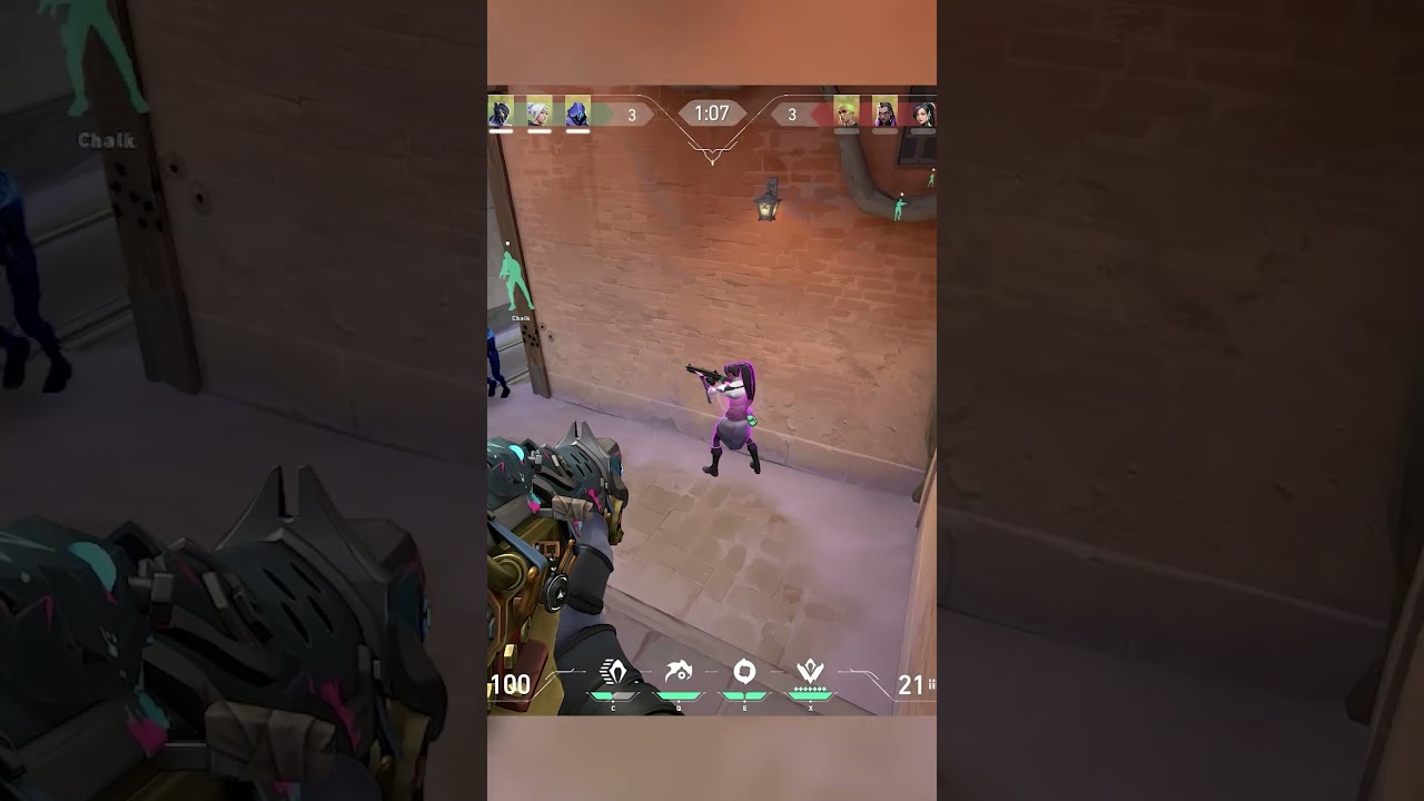 Very calm aim Very calm aim