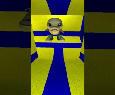 Baby Tralalero Tralala Chase by Giant Cococolina Ballerina #shorts