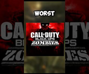 Ranking Every Cod Zombies Game From Worst to Best (WAW-BO6) #callofduty #cod #zombies #codzombies