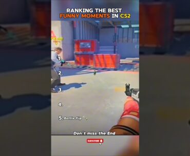 Top 5 best funny Moments in CS2 😂 #cs2 #csgo #funnyclips #cs2memes #gaming