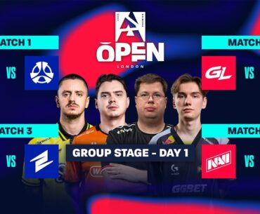 BLAST Premier Open London, Day 1 - Vitality vs M80, GL vs VP, FaZe vs ECSTATIC, NAVI vs Fnatic