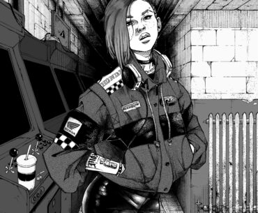Retropunk Judy Alvarez, drawn by me :)