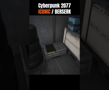 Cyberpunk 2077 ICONIC / BERSERK  #update  #gaming  #cyberpunk