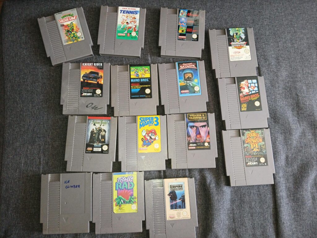 My creators did a bit of cleaning of their basement and found a big chunk of my childhood memory from 30 years ago... sadly the NES was given away at some time to relatives